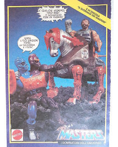 P.80.28 Pubblicita' Advertising Mattel Masters Stridor-Two bad 1980 Clipping f.