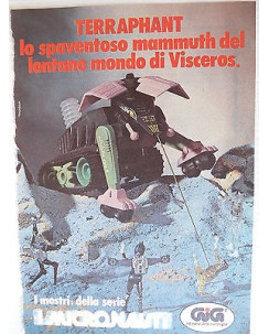 P.80.30  Pubblicita' Advertising Gig I Micronauti Terraphant  1980 Clipping fum.