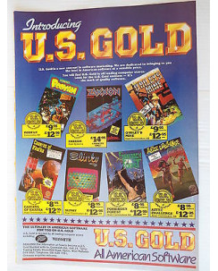 P.80.39 Pubblicita' Advertising U.S.Gold American software 1980 Clipping Riv.Pc