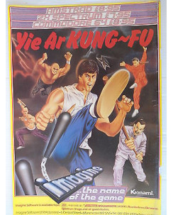 P.80.44 Pubblicita' Advertising Yie Ar Kung-Fu C64,Amstrad  1980 Clipping Riv.Pc