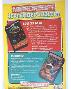 P.80.49 Pubblicita' Advertising Boulder Dash-Ashkeron,Atari 1980 Clipping R.Pc