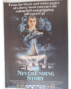 P.80.50 Pubblicita' Advertising The NeverEnding Story C64  1980 Clipping Riv.Pc