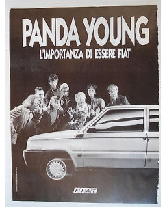 P.83.01 Pubblicita' Advertising Fiat Panda Young 1983 Clipping Riv.Politica