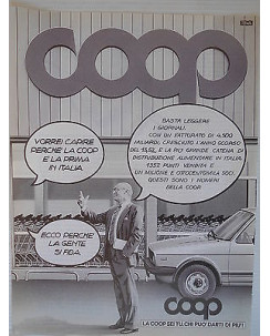 P.83.04  Pubblicita' Advertising COOP Supermercati 1983 Clipping Riv.Politica