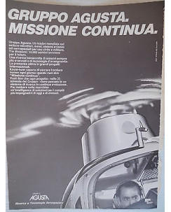 P.83.05 Pubblicita' Advertising Gruppo Agusta Tecn.Aereos.1983 Clipping Riv.Pol.