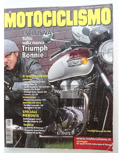 MOTOCICLISMO   n.11  nov   2000  Triumph Bonnie-Ducati Monster-Yamaha R6   [SR]