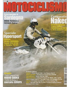 Motociclismo n. 2539 apr. 2000 - Honda CBR900RR,Suzuki GSX-R750,Yamaha YZF-R1