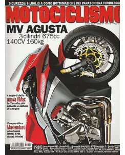Motociclismo n. 2638 lug. 2008 - MV Augusta,Bimota DB7,Honda DN-01 R08