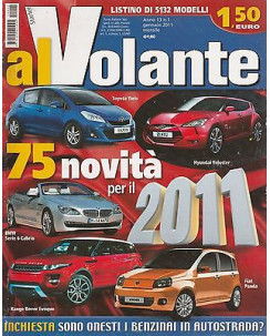 Al Volante n.  1 Anno XIII  gen 11 - Toyota Yaris - Fiat Panda - BMW Serie 6 