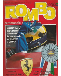 ROMBO n.44 31 ott 1983 Alboreto gia merita a Fiorano la coccarda  [SR]