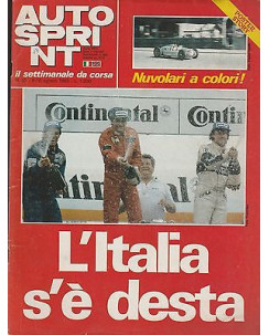 Auto Sprint n. 32 del 1983:L'Italia s'e desta