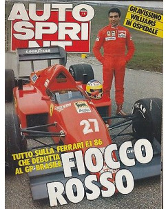 Auto Sprint n. 11 del 1986:Fiocco Rosso