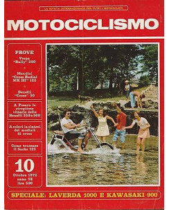 Motociclismo n.10  Ottobre 1972 - Speciale Laverda 1000 e Kawasaki 900