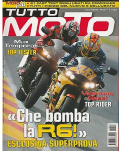 TUTTO MOTO n.12 Dic 2004 Max Temporali Top Tester - Valentino Rossi 