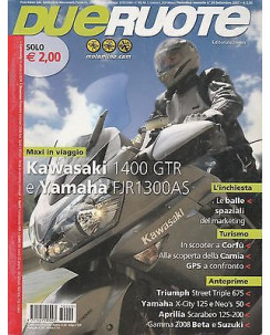 Due Ruote n.29 set 2007 -  Yamaha FJR1 300AS - Aprilia Scarabeo 125-200