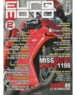 EURO MOTO n.12 Dic 2008 Ducati 1198S - Kawasaki Ninja 25OR