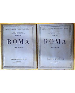 Attraverso l'Italia: Roma - Completa 2 volumi Cons. Turistica Italiana FF13