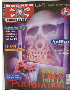 Hacker Journal n. 10 10-24 Ott 2002 Ed 4Ever Wi-Fi Keylogger NetBus Sealand FF03