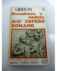 EDWARD GIBBON: Decadenza e caduta dell'Impero Romano 1 - I° ed. 1967 -  A77