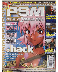 PSM 2 n. 75 Mar 2004 Ed. Play Press Final Fantasy X-2 VII XI Hack Getaway 2 FF03