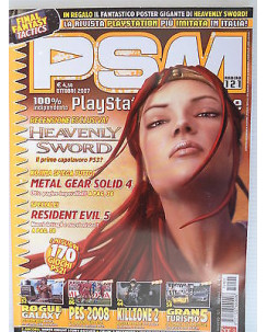 PSM 2 n. 121 Ott 2007 Ed. Play Press Heavenly Sword MGS 4 PES 2008 FF03