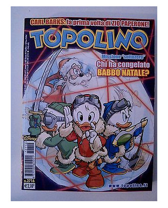 Topolino n° 2716 -18 Dicembre 2007- Edizioni Walt Disney