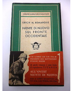 E.M.REMARQUE: Niente di nuovo sul fronte occidentale, III ed.1956 MEDUSA 246 A55