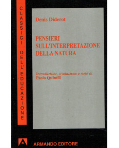 Denis Diderot: Pensieri sull'interpretazione della natura ed. Armando A19 