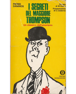 Pierre Daninos: I segreto del maggiore Thompson  ed.Mondadori  A42