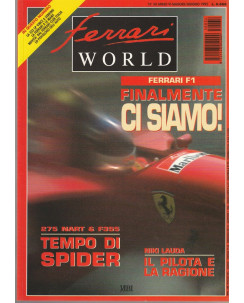 Ferrari World n.34 anno VI  mag/giu 1995 - 275 Nart e F335 - Niki Lauda 