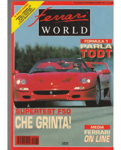 Ferrari World n.36 anno VI set/ott 1995 - Parla Todt - Super test F50 