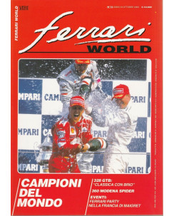 Ferrari World n.72 anno XI Ott 2000  - Schumacher- 328 GTB