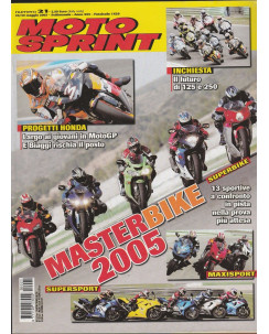 MOTO SPRINT N. 21  Mag 2005 -  Masterbike 2005 