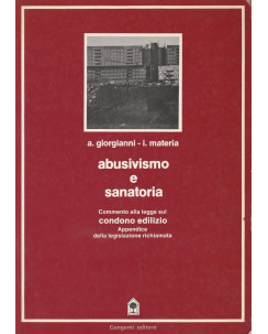 A.Giorgianni I.Materia: Abusivismo e sanatoria  ed.Gangemi  A81