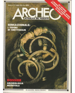 Archeo n.  77 anno '91 arcehologia medievale ed. De Agostini FF07