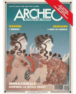 Archeo n 86  1992 - I Minoici  ed.De Agostini