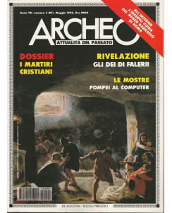 Archeo n 87  1992 - I martiri Cristiani  ed.De Agostini