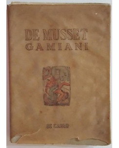 De Musset: Gamiani ed. De Carlo I Libri Proibiti 1945 A47
