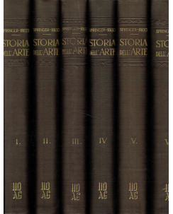 Manuale di Storia dell'Arte 1/6 CPL di Springer Ricci ed.Arte Grafiche 1943 SS06