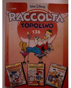 Topolino Raccolta (3 Fumetti) n° 136 -3 Aprile 1994-  Edizioni Walt Disney
