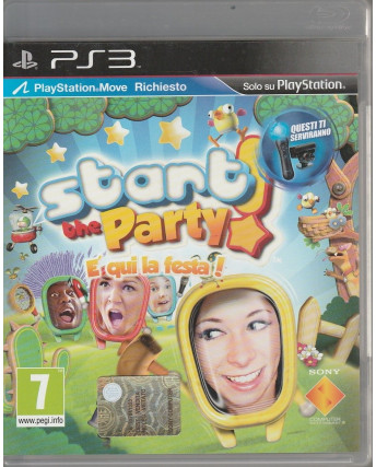 Videogioco per Playstation 3: Start the party! (playstation move) - 7+