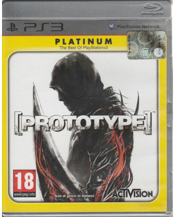 Videogioco per Playstation 3: Prototype Versione Platinum - 18+