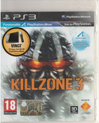 Videogioco per Playstation 3: Killzone 3 - 18+