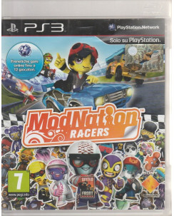 Videogioco per Playstation 3: ModNation Racers (no libretto) - 7+