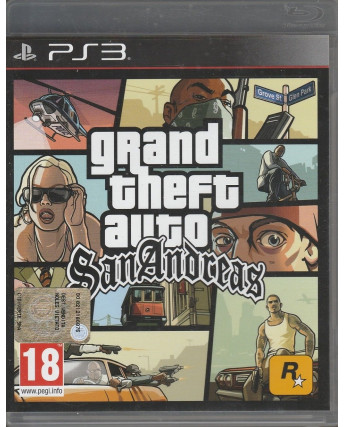 Videogioco per Playstation 3: Gran Theft auto San Andreas - 18+