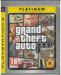 Videogioco per Playstation 3: Gran Theft auto IV versione platinum - 18+