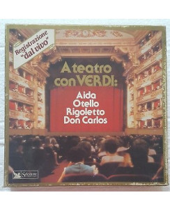 33 Giri A TEATRO CON VERDI Aida Otello... Cofanetto 12 vinili Selezione  - 385