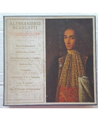 33 Giri ALESSANDRO SCARLATTI Cofanetto 2 Vinili + Libro ERI/RAI  - 384