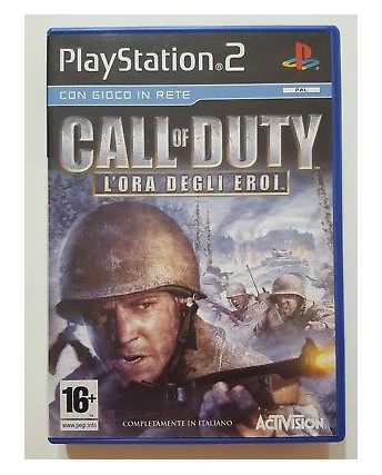 Videogioco per Playstation 2: CALL OF DUTY L'ORA DEGLI EROI - 16+ NO LIBRETTO