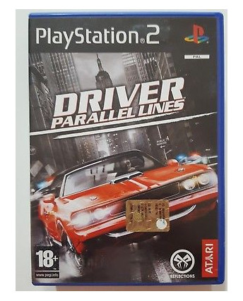 Videogioco per Playstation 2: DRIVER PARALLEL LINES - 18+ NO LIBRETTO